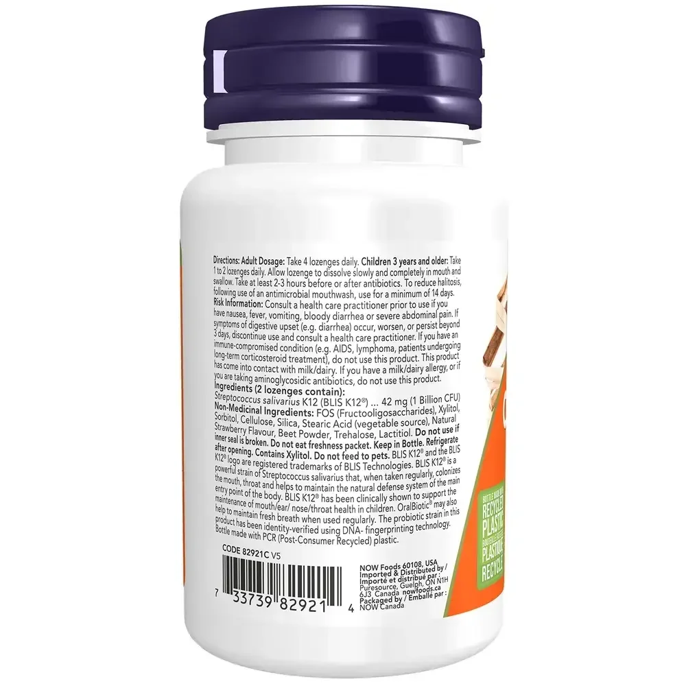 Product image for OralBiotic Lozenges.