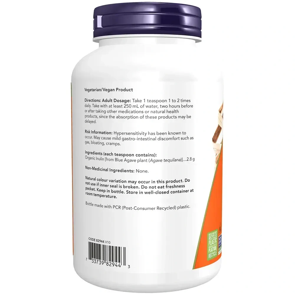 Product image for Organic Inulin 100% Pure Powder.