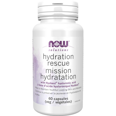 Hydration Rescue with Hyaluronic Acid (60 capsules) by NOW Solutions