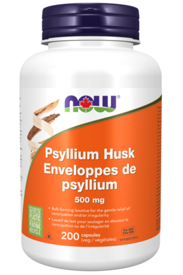 Psyllium Husk 500mg Veg Capsules 200 capsules