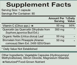 Product image for Quercetin Plus.