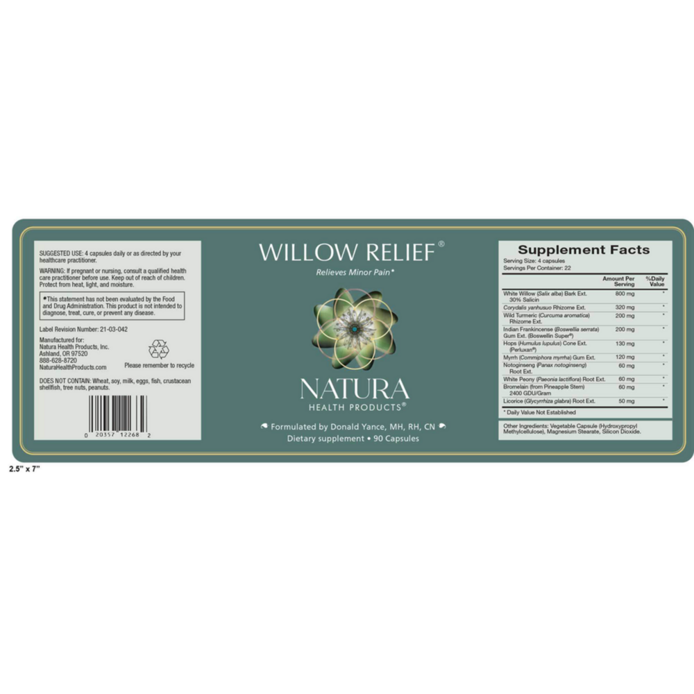 Product image for Willow Relief.