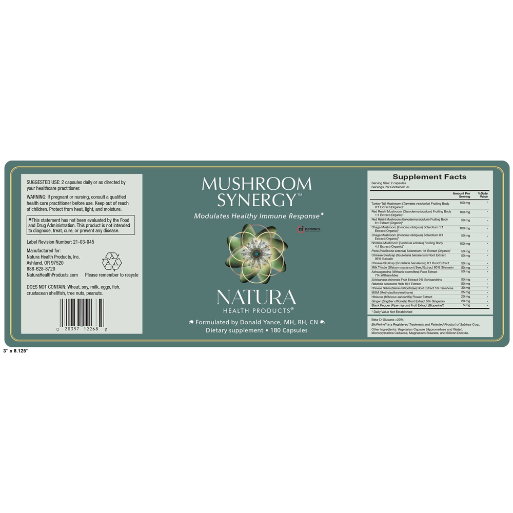 Product image for Mushroom Synergy.