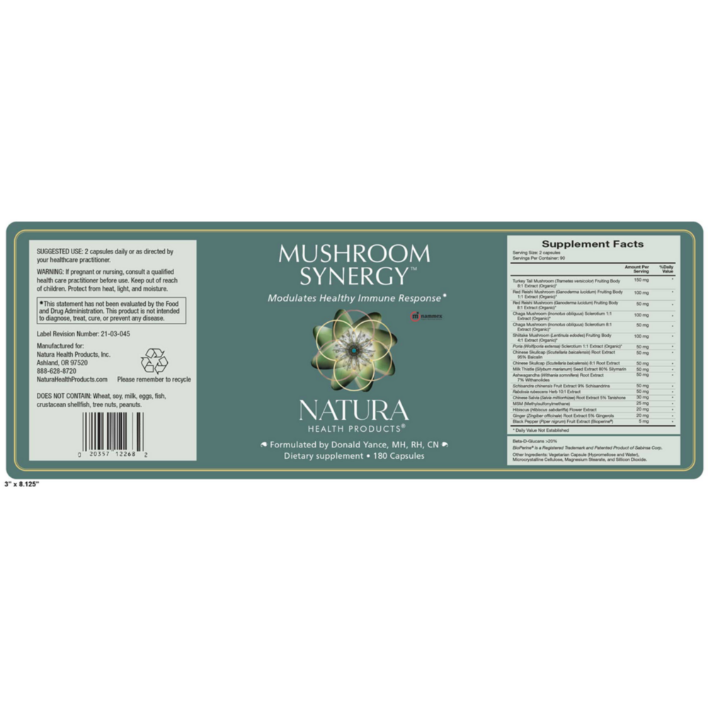 Product image for Mushroom Synergy.
