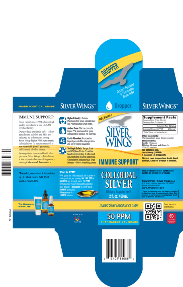 Product image for Colloidal Silver 50PPM Dropper.