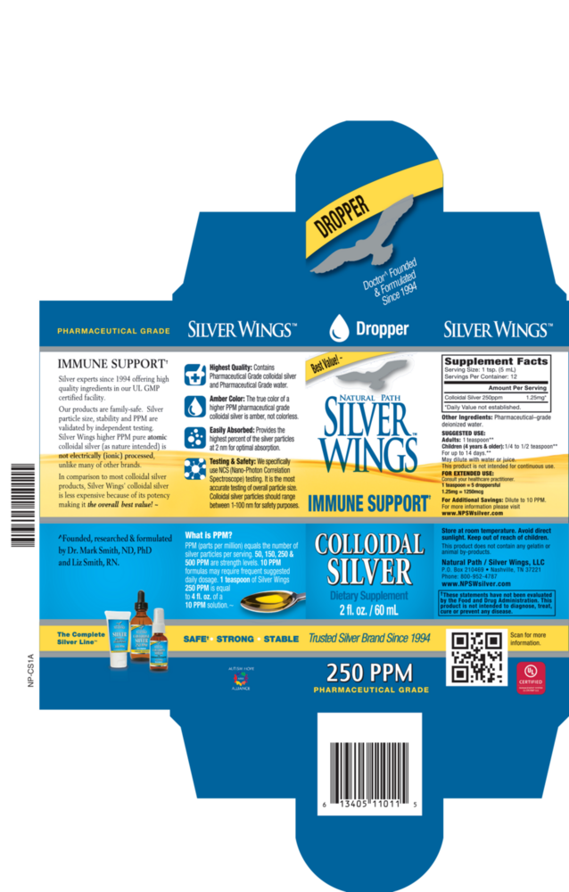 Product image for Colloidal Silver 250PPM Dropper.