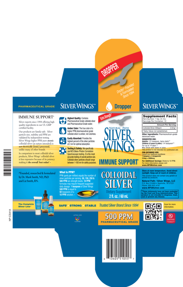 Product image for Colloidal Silver 500PPM.