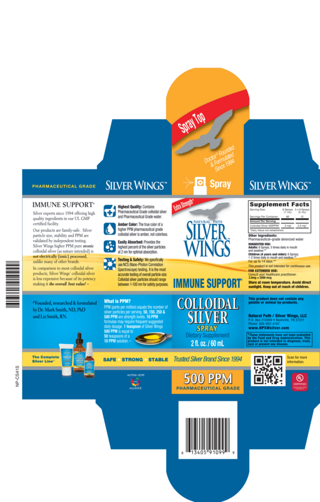 Product image for Colloidal Silver 500PPM Spray.