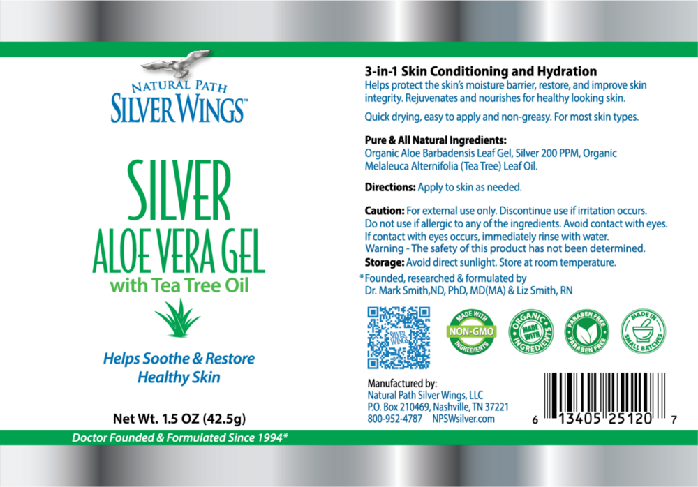 Product image for Colloidal Silver 200PPM Aloe Gel w/ Tea.