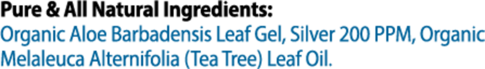 Product image for Colloidal Silver 200PPM Aloe Gel w/ Tea.