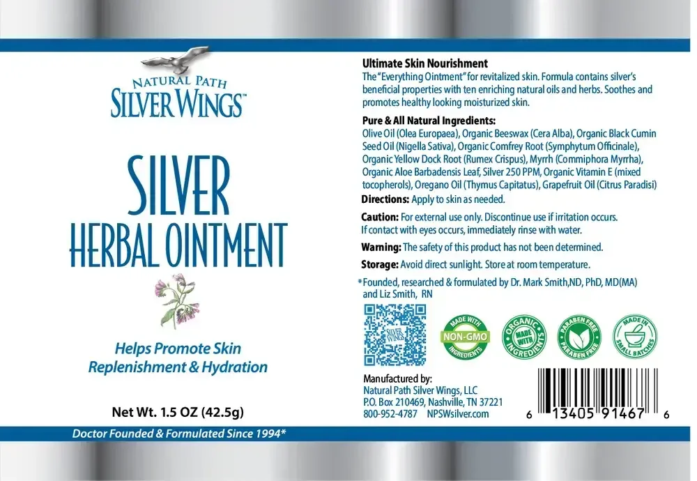 Product image for Colloidal Silver 250PPM Herbal Ointment.
