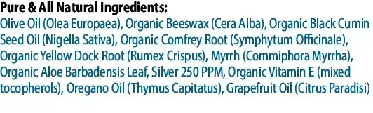 Product image for Colloidal Silver 250PPM Herbal Ointment.