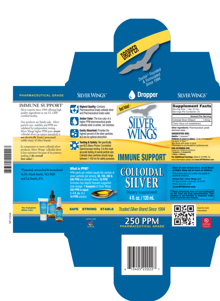 Product image for Colloidal Silver 250PPM Dropper.