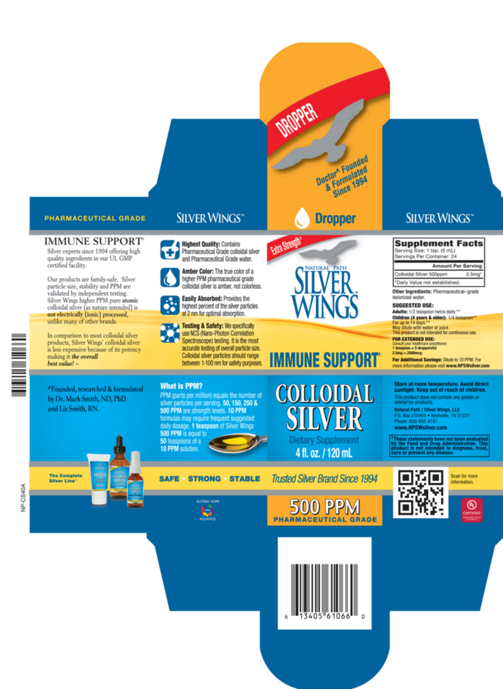 Product image for Colloidal Silver 500PPM.