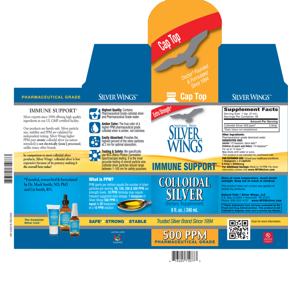 Product image for Colloidal Silver 500PPM.