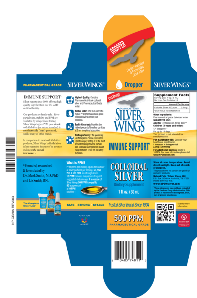 Product image for Colloidal Silver 500PPM.