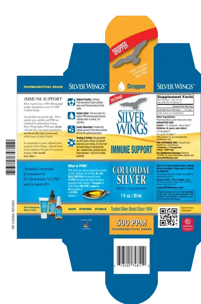 Product image for Colloidal Silver 500PPM.