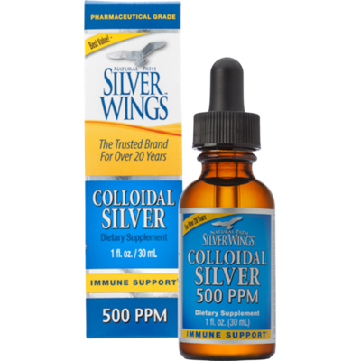 Colloidal Silver 500PPM 30 Milliliters