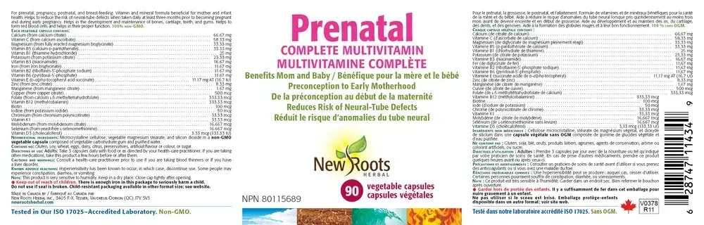 Product image for Prenatal.