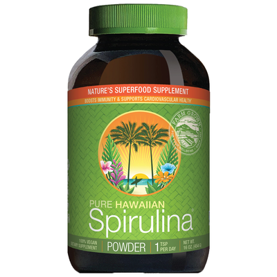 Hawaiian Spirulina Powder 16 Ounces