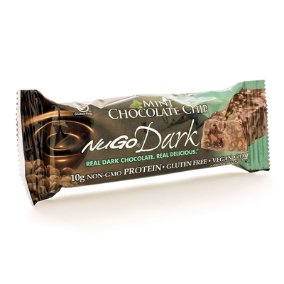 NuGo Dark - Mint Chocolate Chip Bar (Single Unit) 1 bar