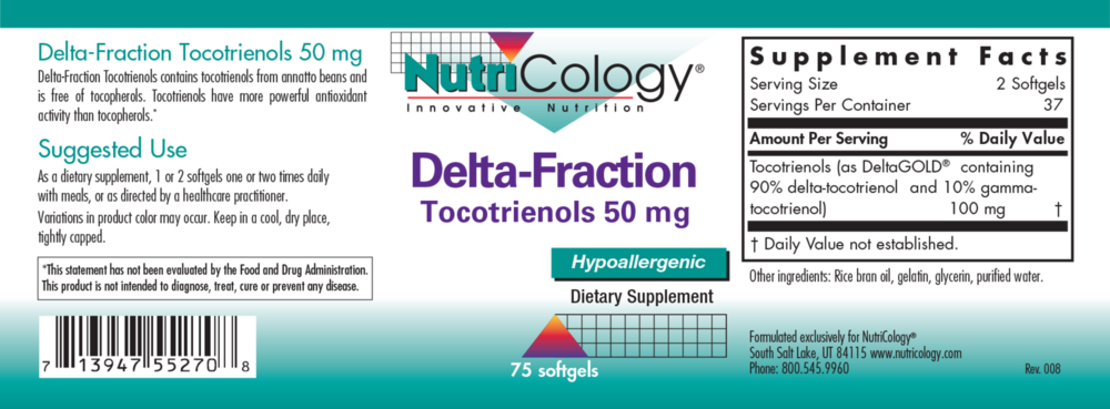 Product image for Delta-Fraction Tocotrienols.
