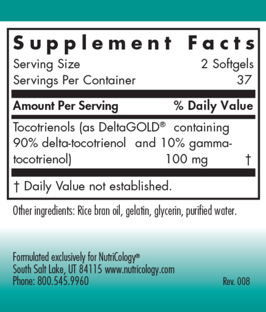 Product image for Delta-Fraction Tocotrienols.