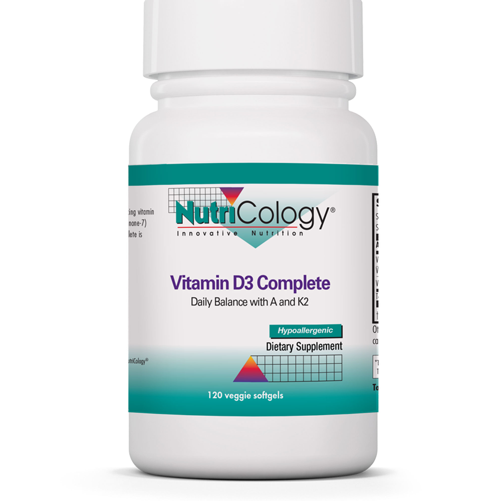 Product image for Vitamin D3 Complete Daily Balance with A and K2.