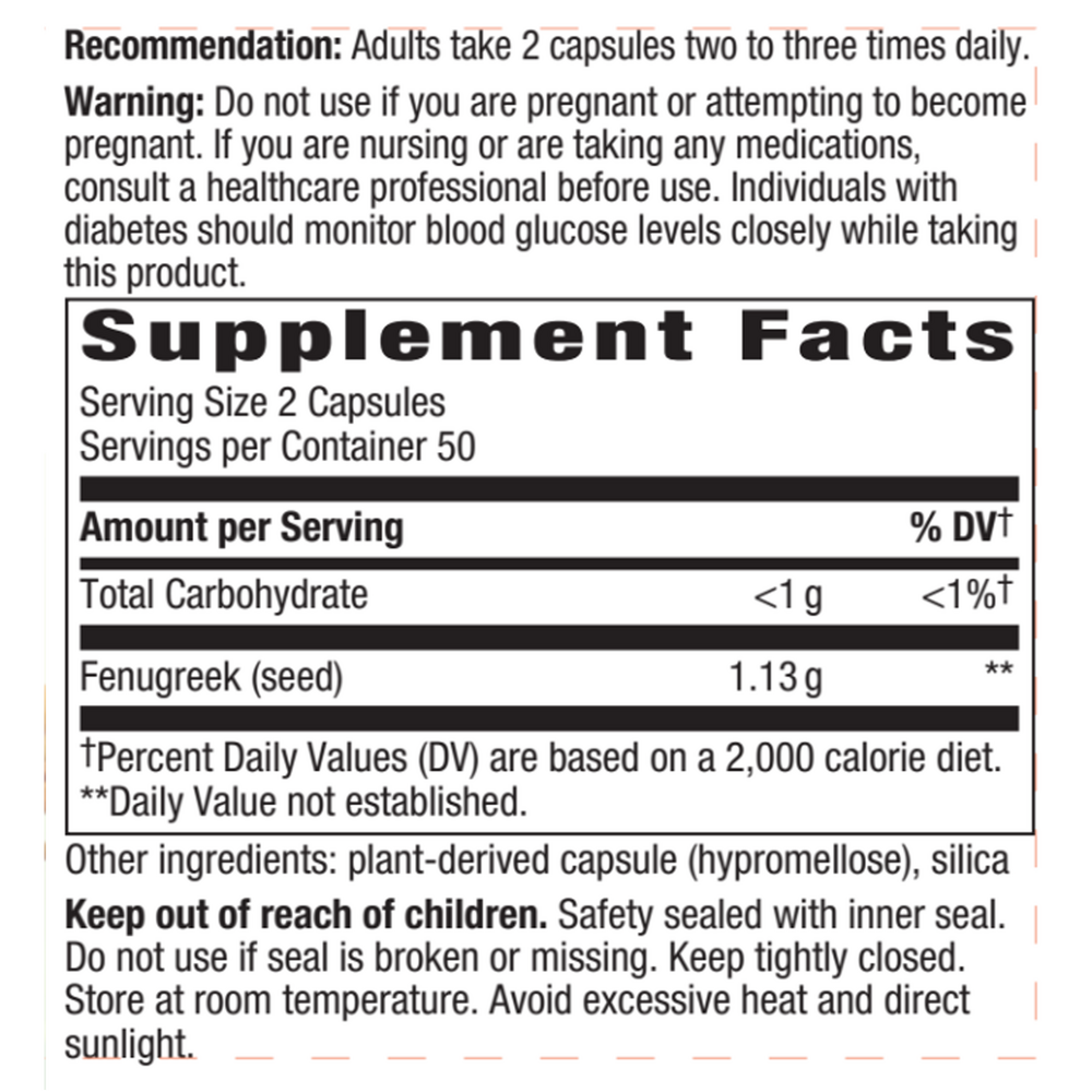 Product image for Fenugreek Seed Capsules.