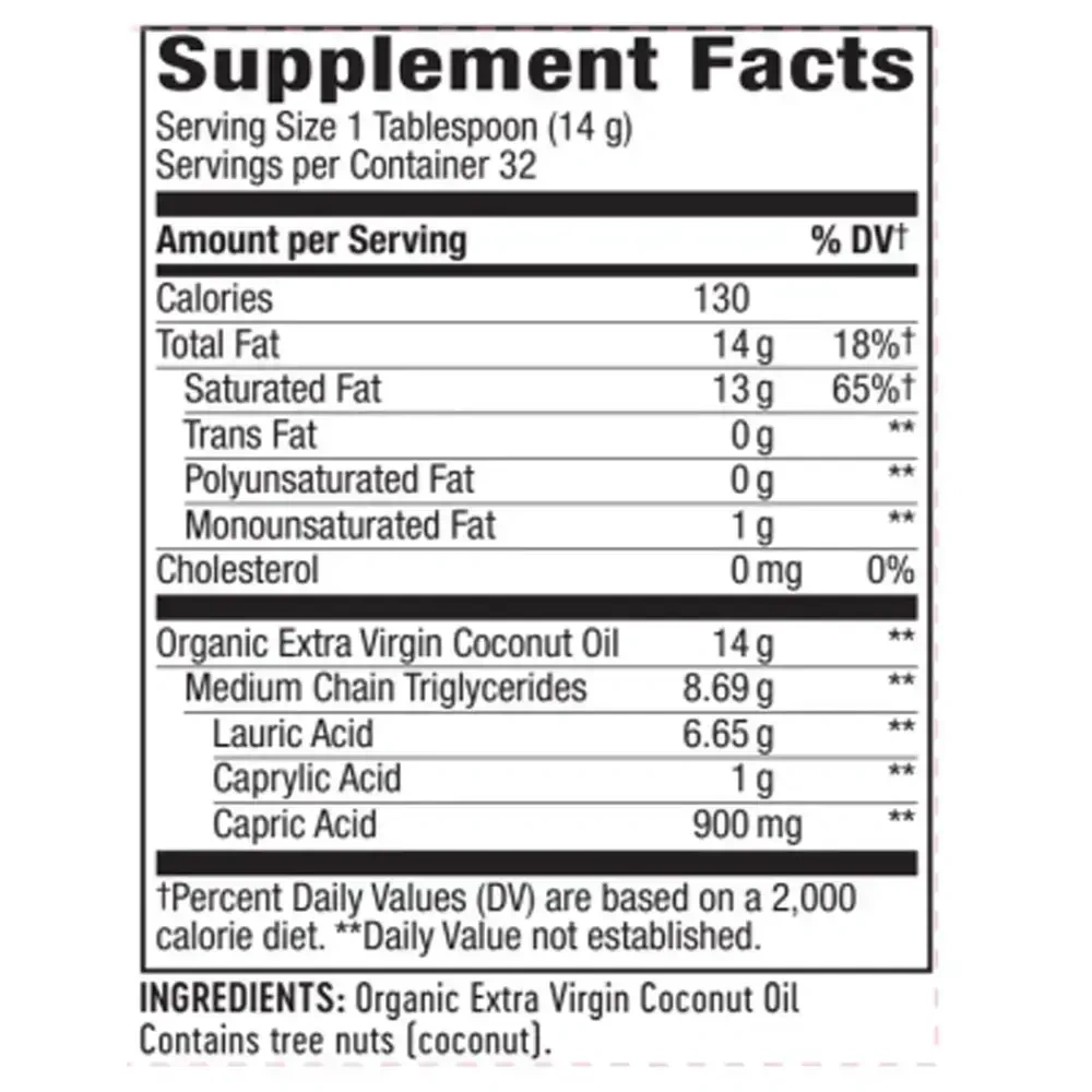 Product image for Oeganic Extra Virgin Coconut Oil.