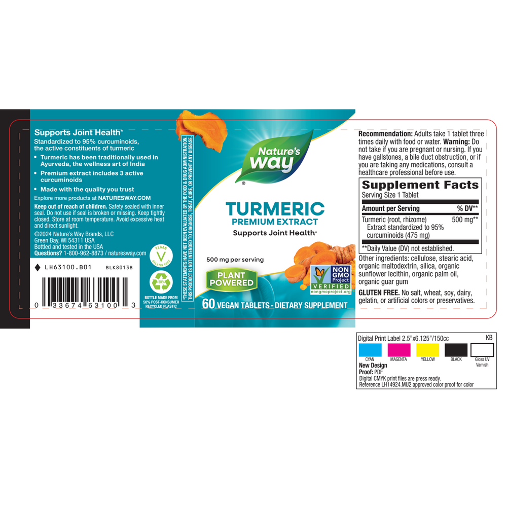 Product image for Turmeric Standardized 450mg.