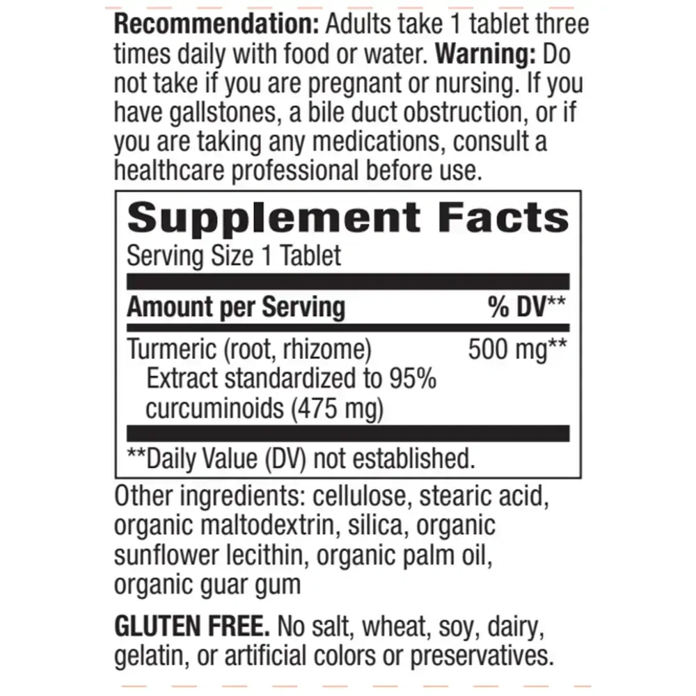 Product image for Turmeric Standardized 450mg.