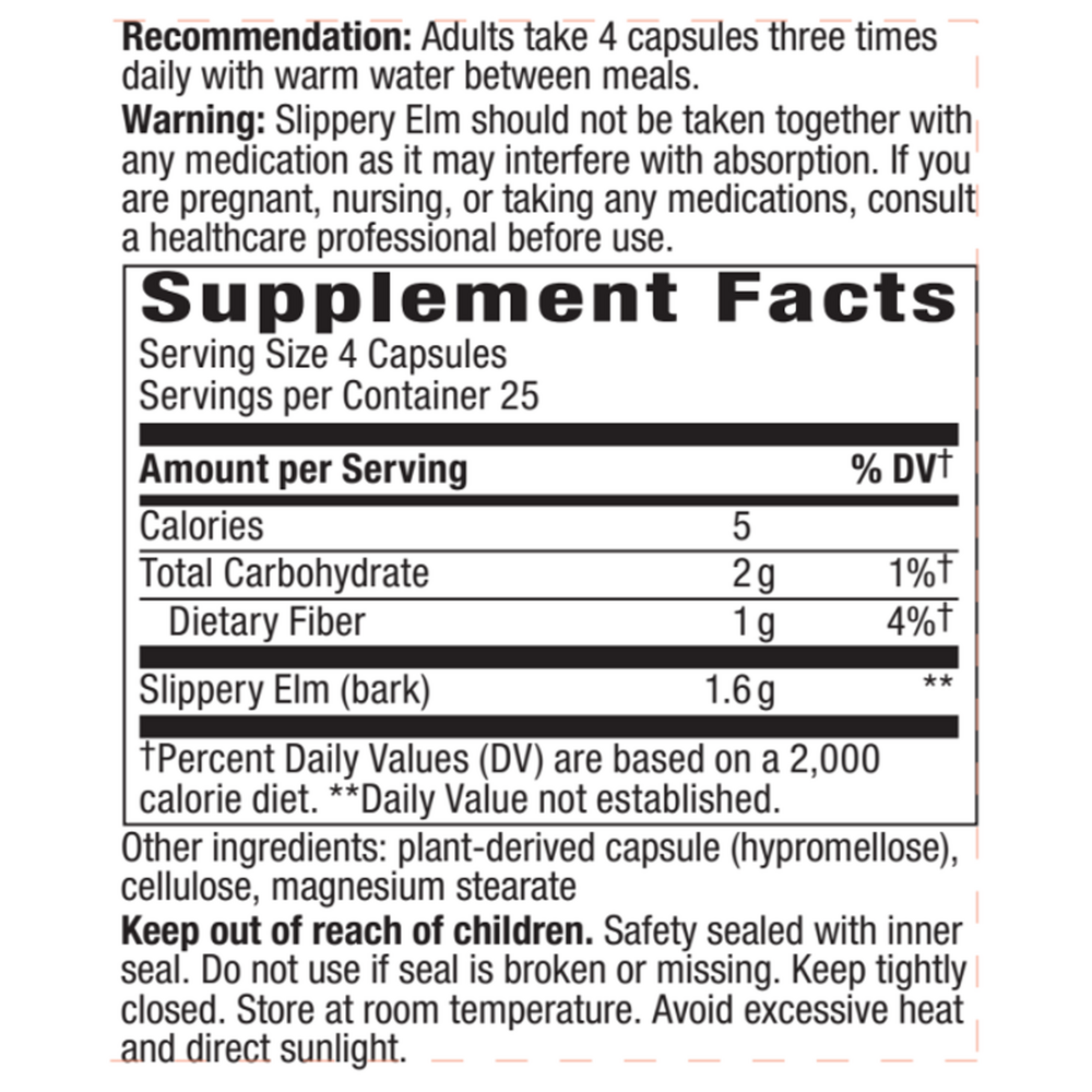 Product image for Slippery Elm Bark.