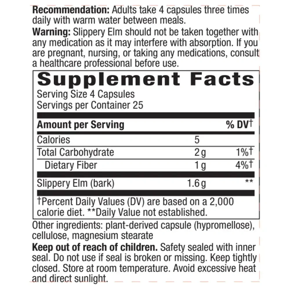 Product image for Slippery Elm Bark.