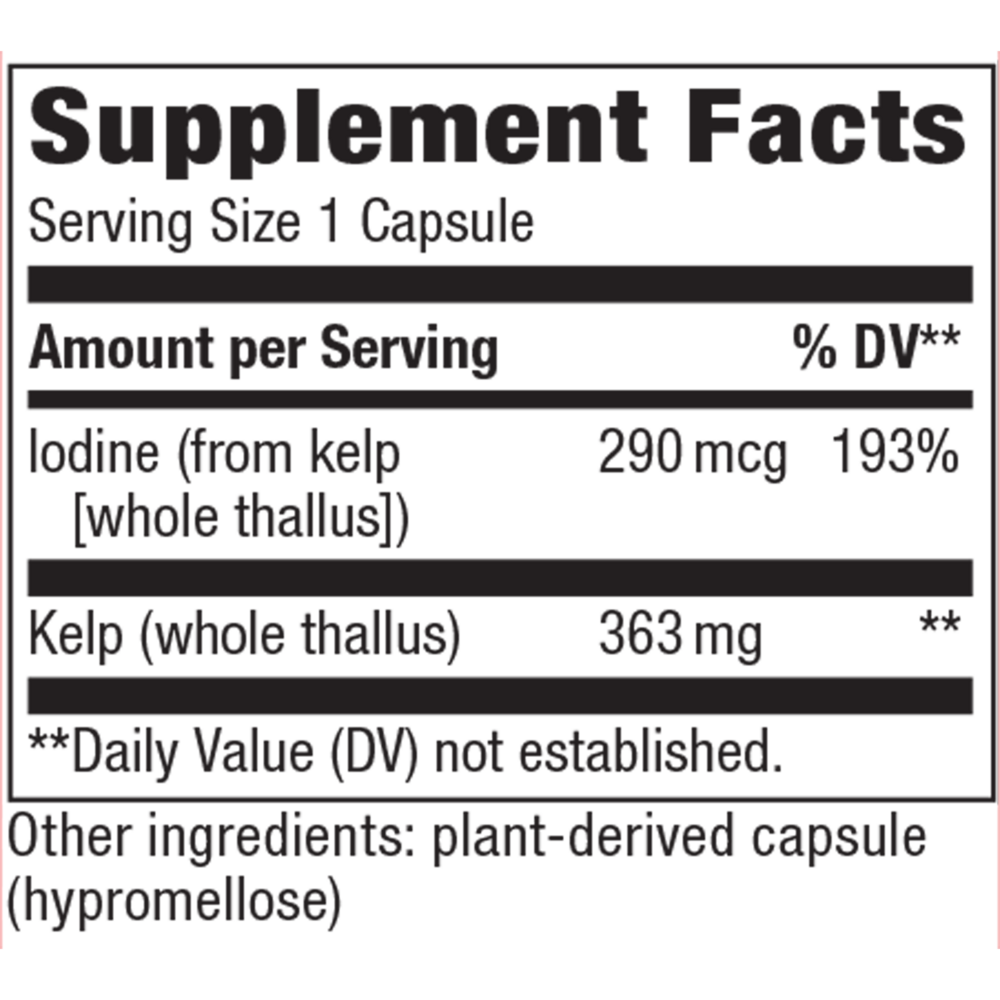 Product image for Kelp 600mg.