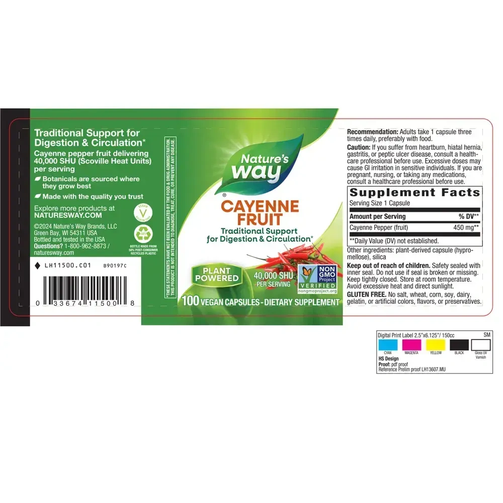 Product image for Cayenne Pepper 450mg.