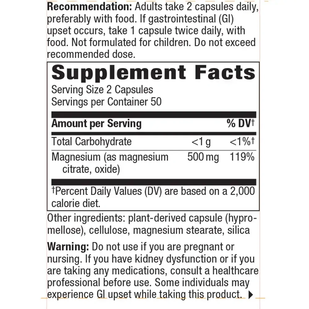 Product image for Magnesium Complex.