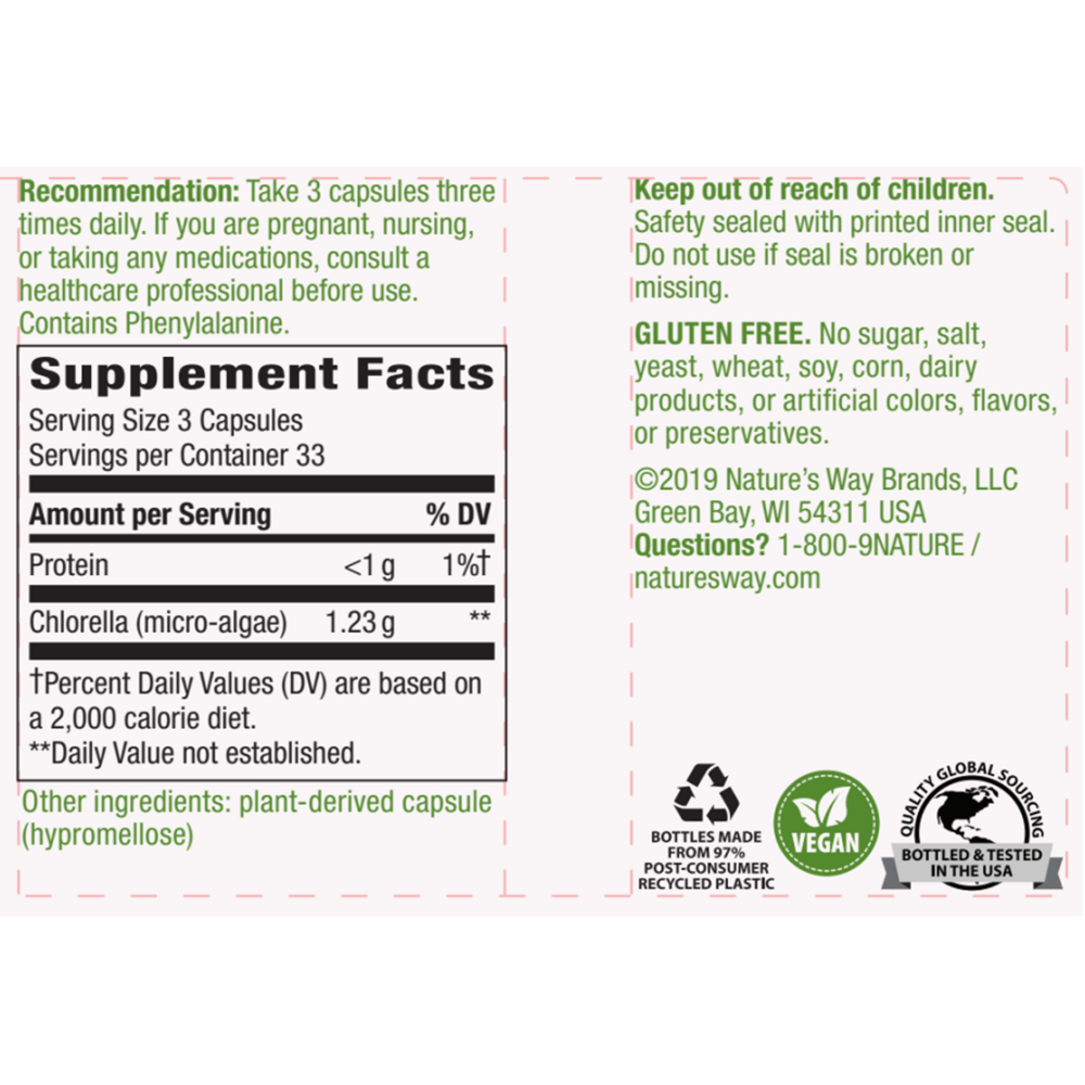 Product image for Chlorella.