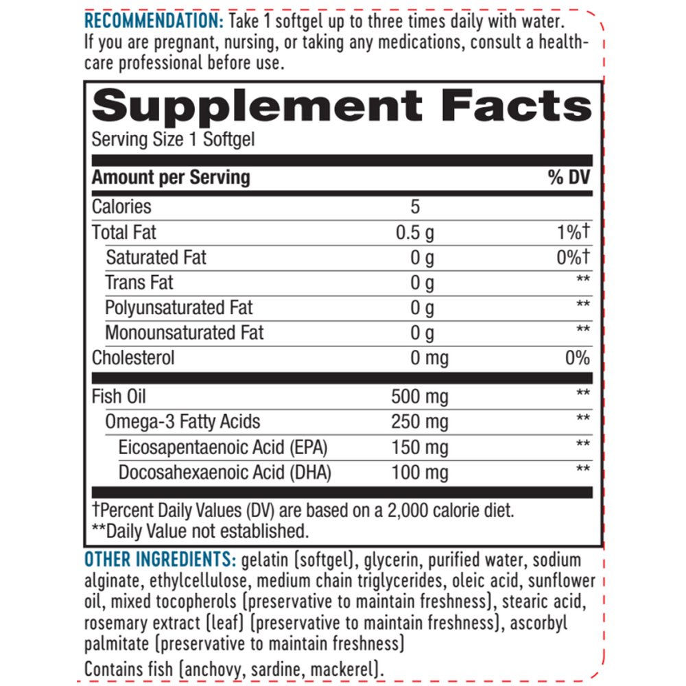 Product image for Fisol Fish Oil.