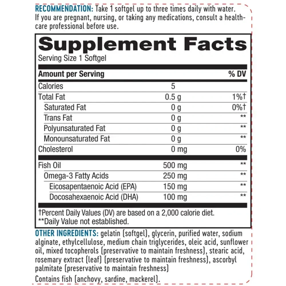 Product image for Fisol Fish Oil.