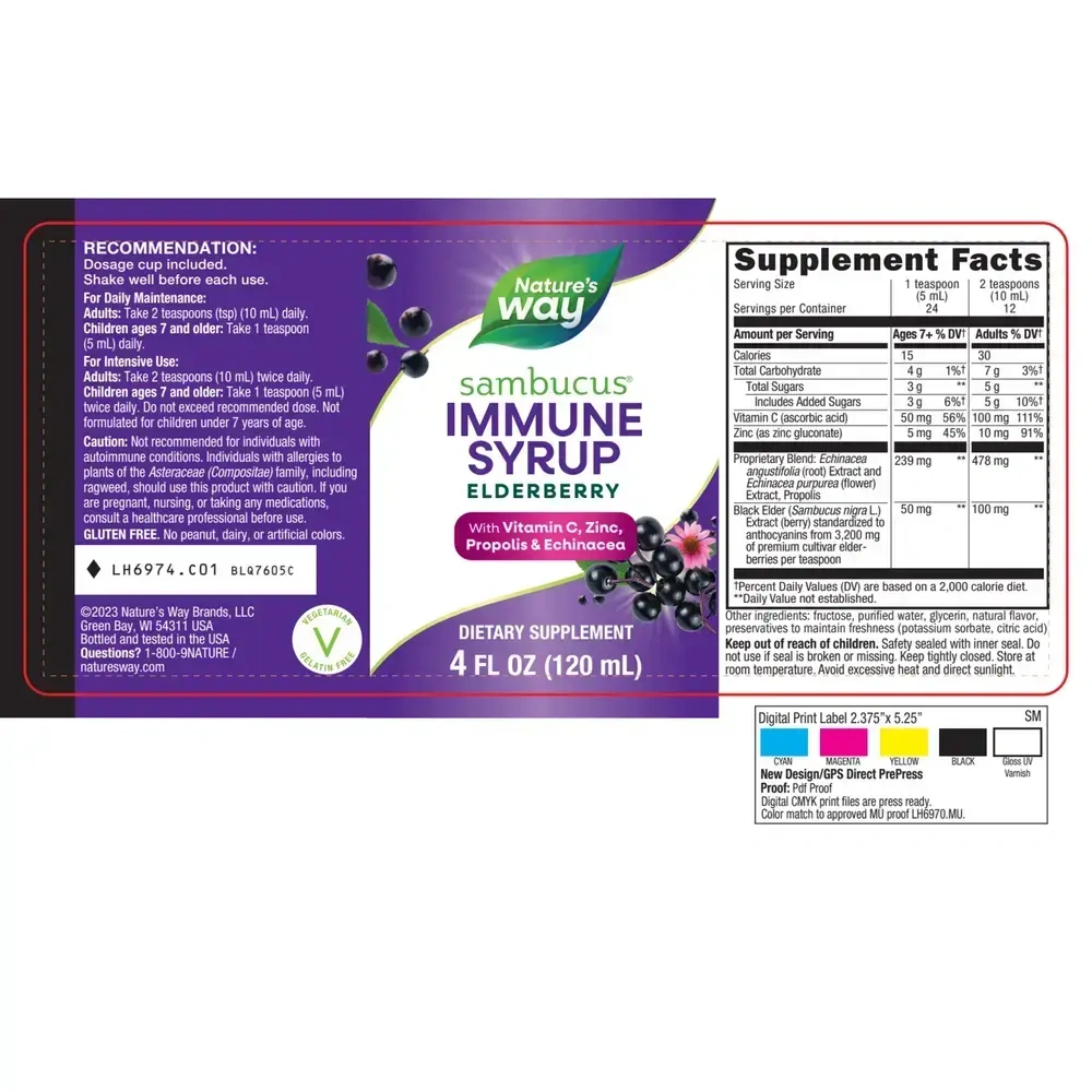 Product image for Sambucus Immune Syrup.