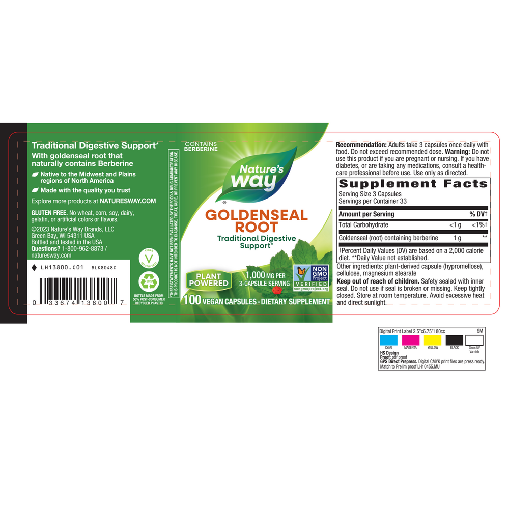 Product image for Goldenseal Root.