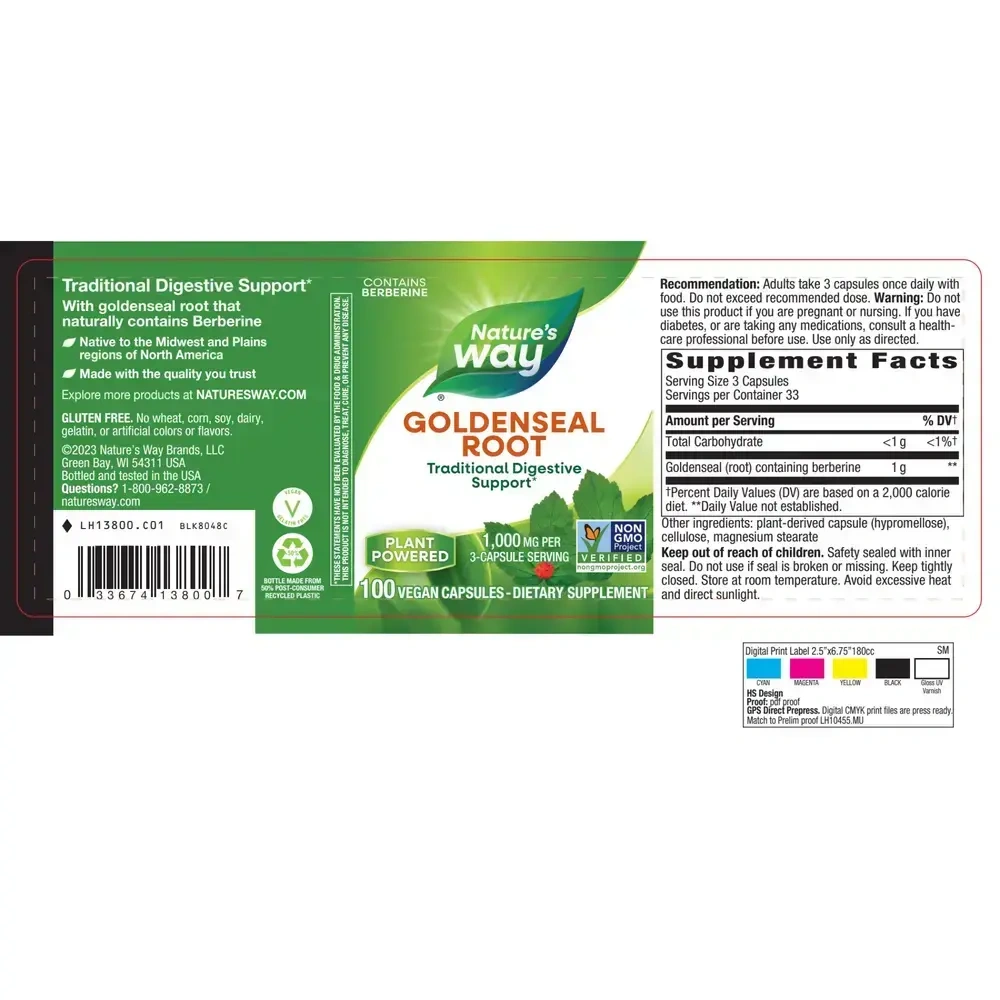 Product image for Goldenseal Root.