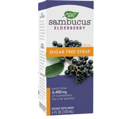 Sambucus Sugar-Free Syrup 120 Milliliters Sambucus Sugar-Free Syrup 120 Milliliters