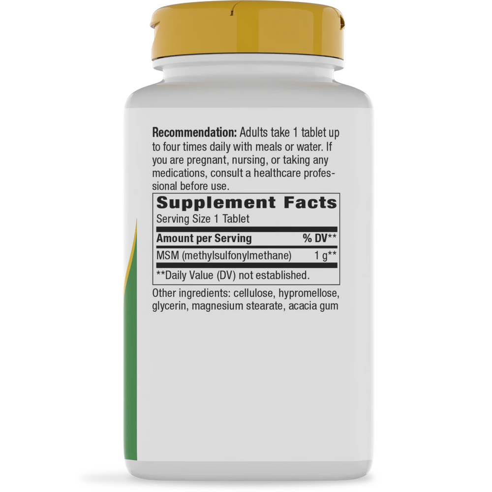 Product image for MSM 1000mg.