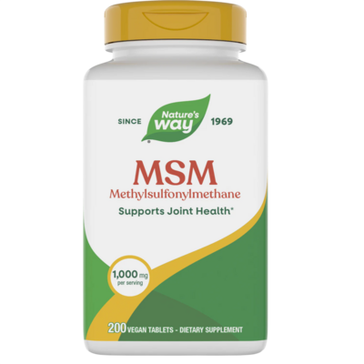 MSM 1000mg 200 tablets