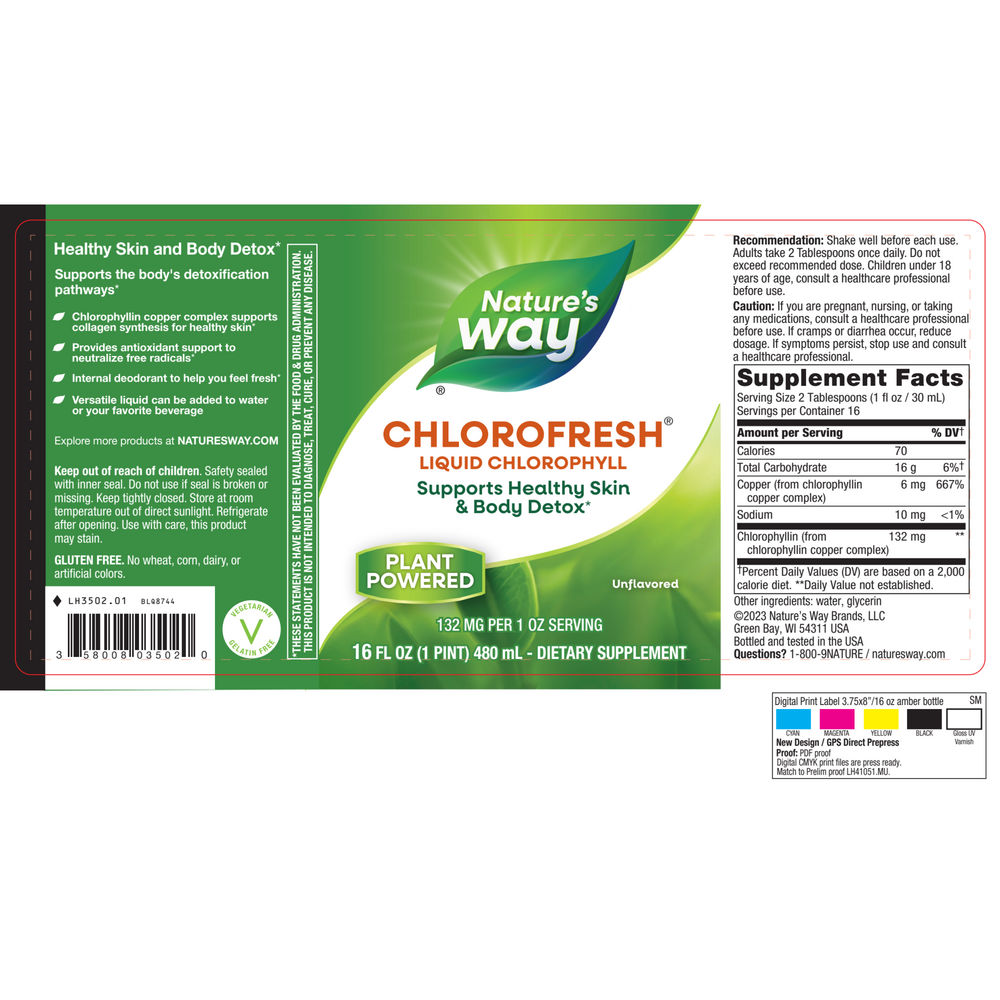 Product image for Chlorofresh Liquid Chlorophyll.