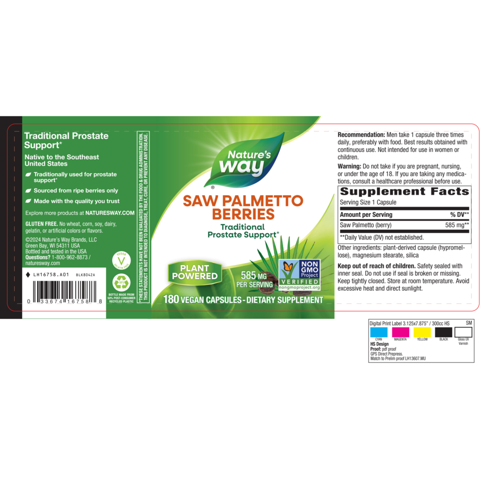 Product image for Saw Palmetto Berries.