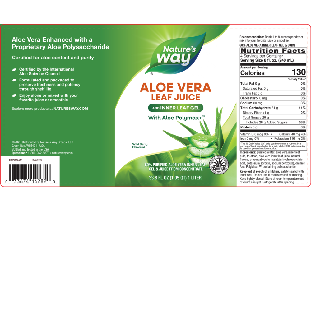 Product image for Aloe Vera Gel and Juice (Berry).