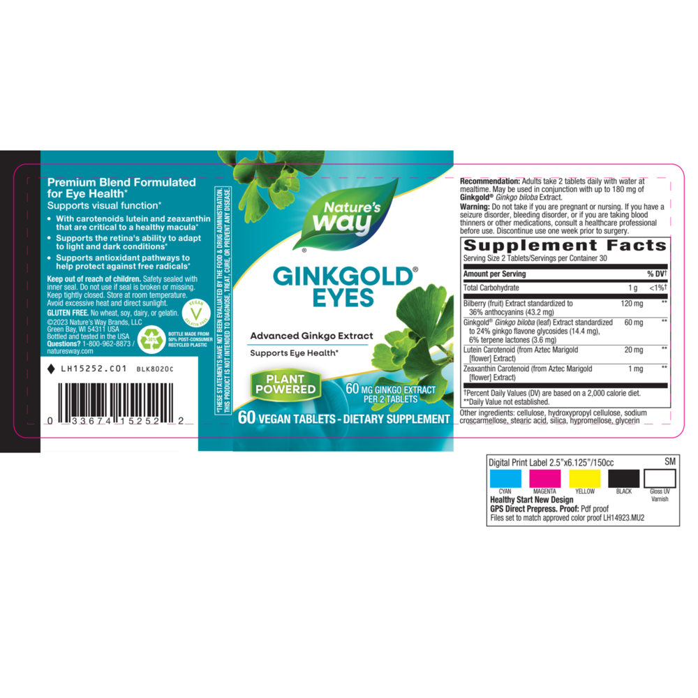 Product image for Ginkgold Eyes.